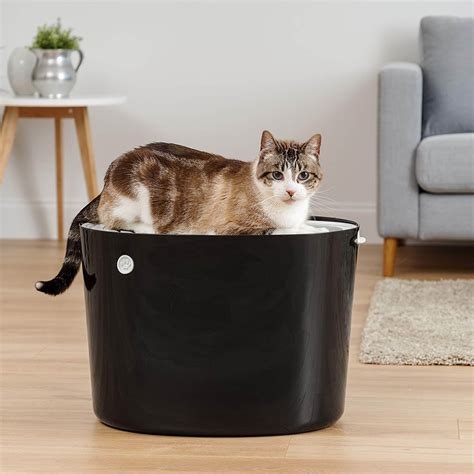 metal top entry cat litter box|best top entry litter boxes.